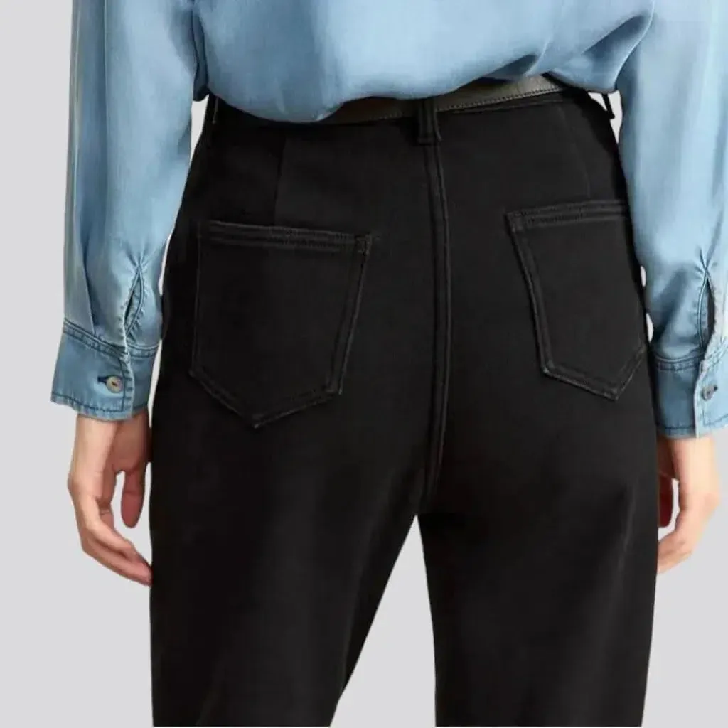 90s monochrome jeans
 for women