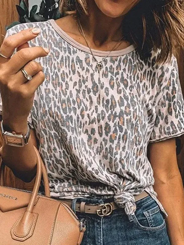 Affordable Leopard Print T-Shirt