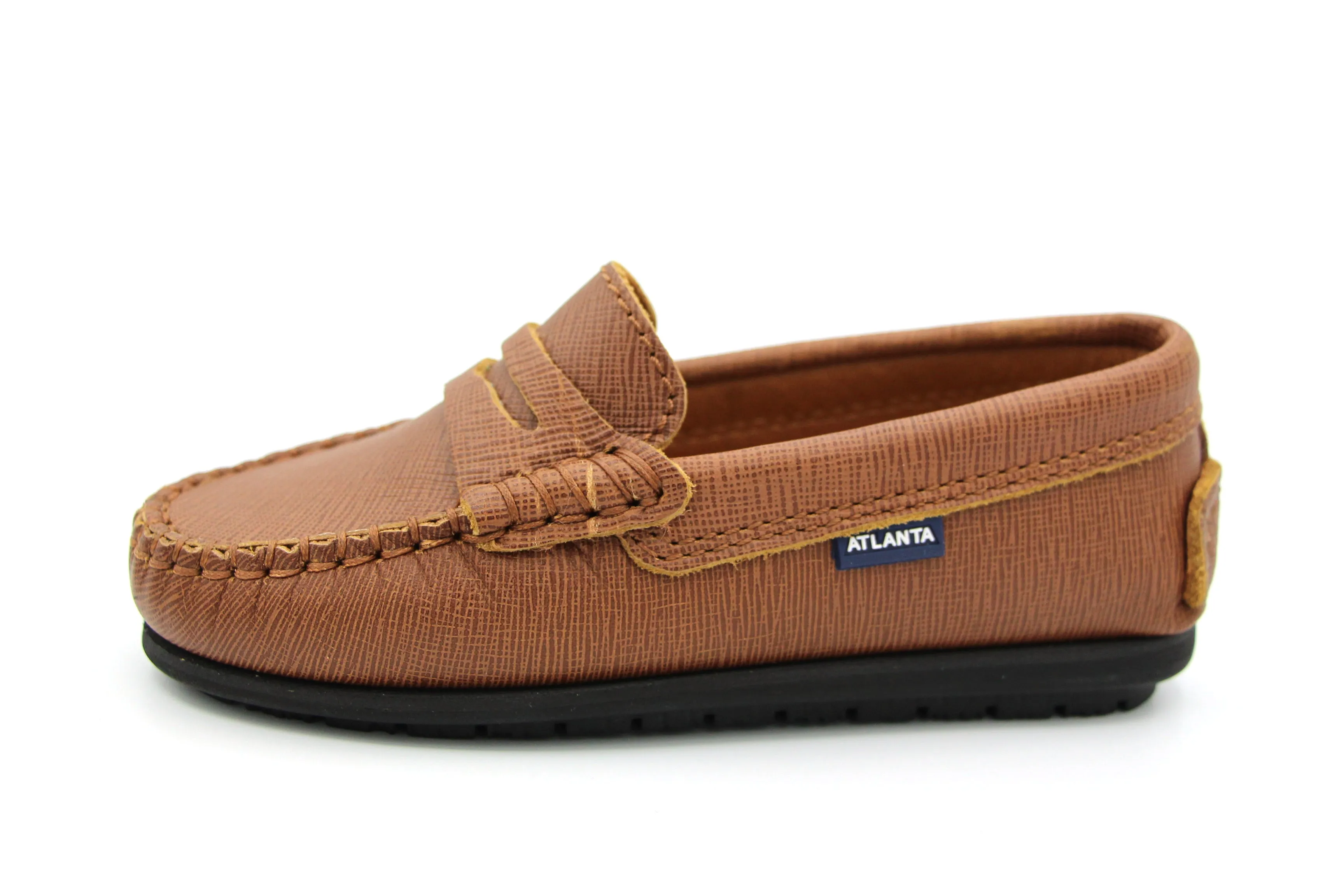 Atlanta Mocassin  Camel Saffiano Penny Laafer 021