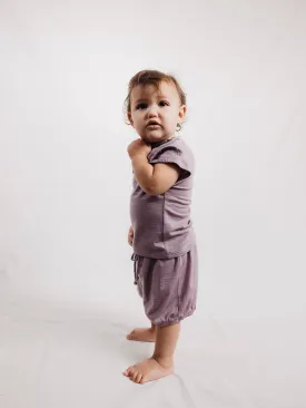 Baby Juniper Merino Shorts Mauve