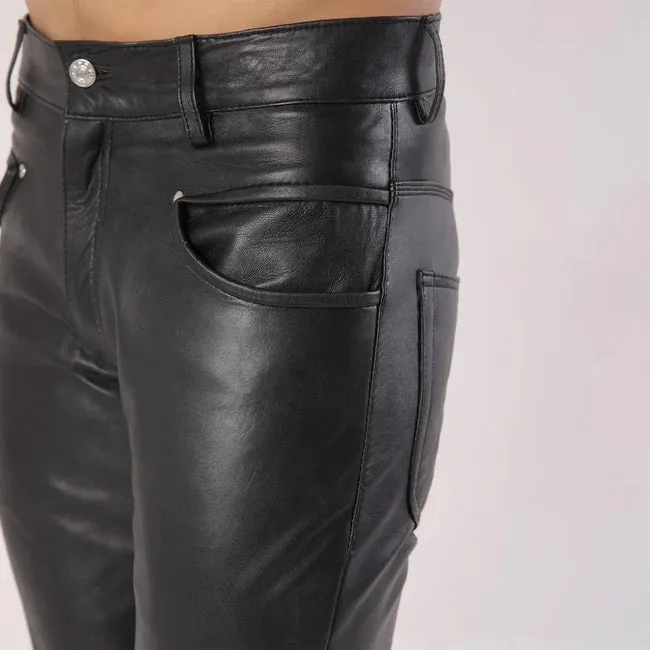 Black Sheep Leather Men's Biker Stylish Pants