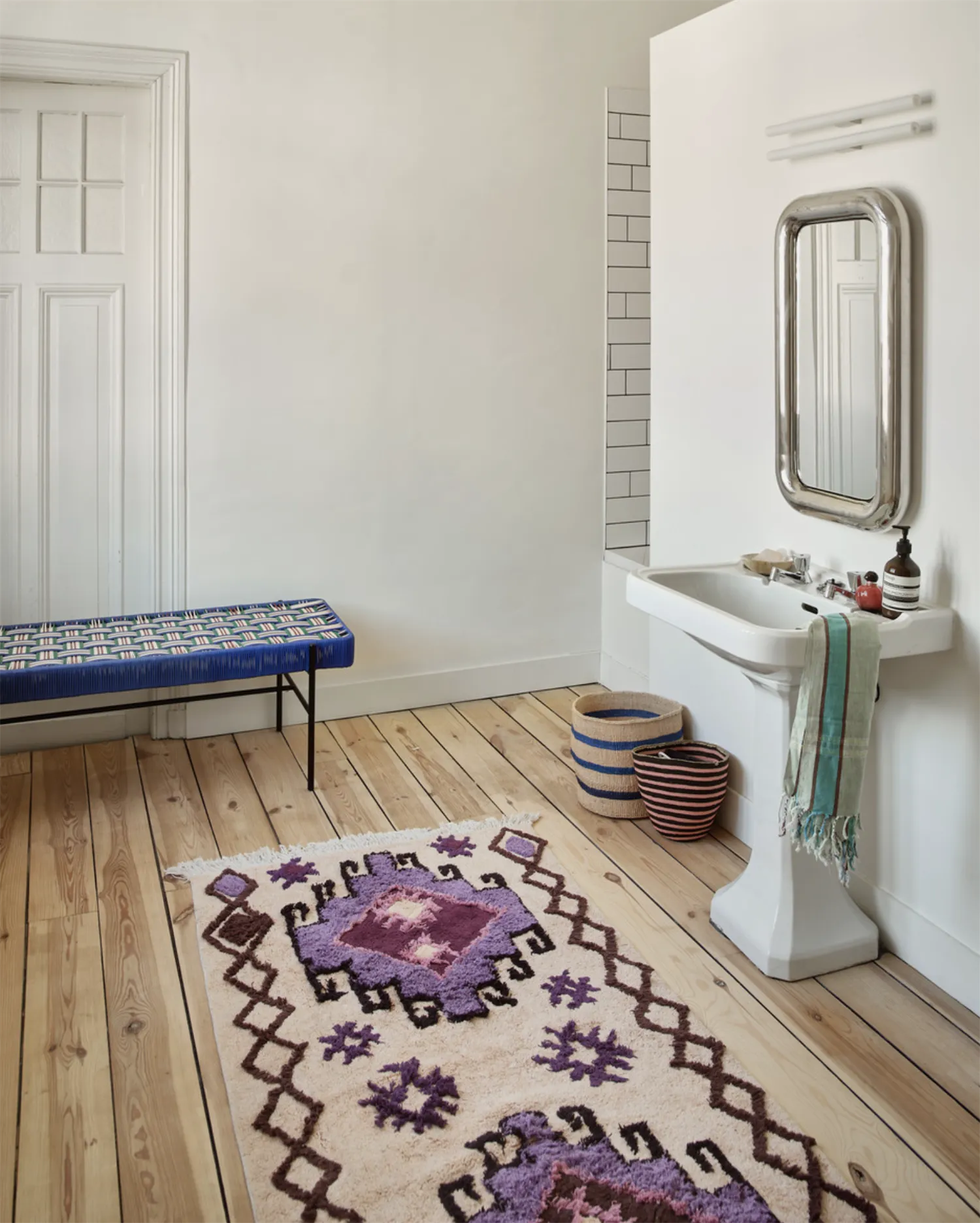 Bohemian bath mat, 60x90