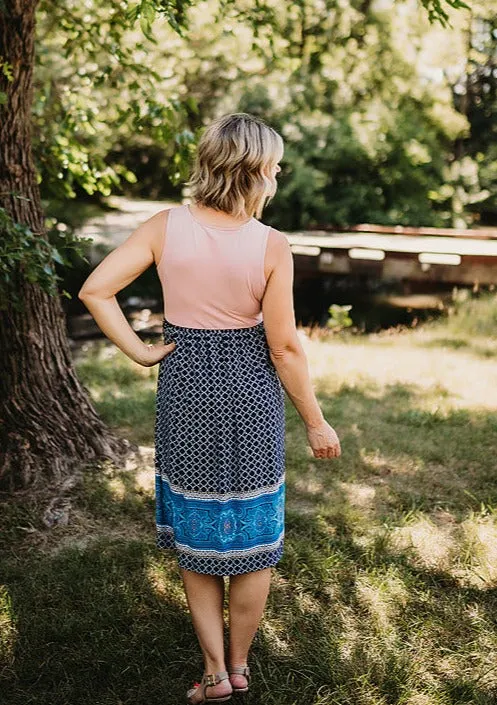 Bohemian Block Midi