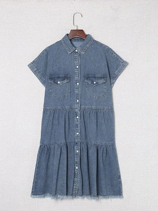 Bohemian Denim Dress