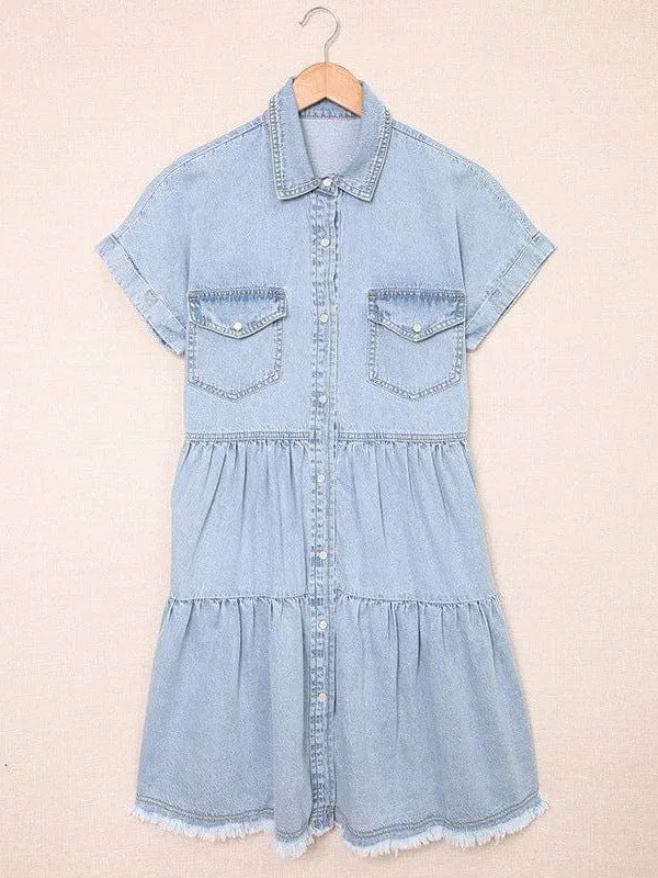 Bohemian Denim Dress