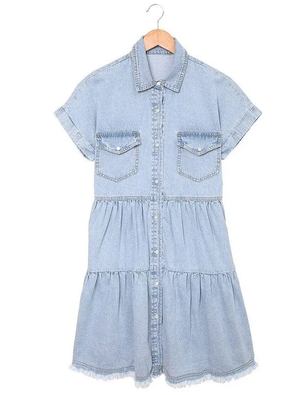 Bohemian Denim Dress