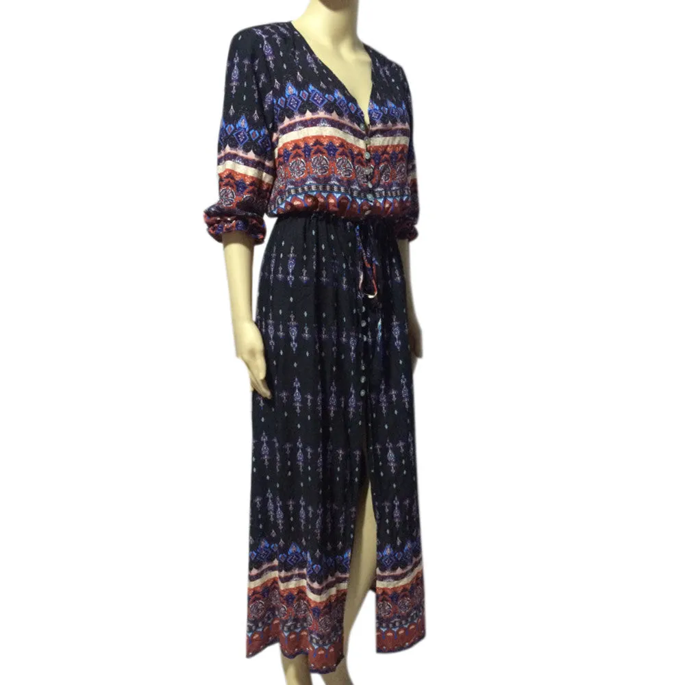 Bohemian Maxi Dress Sundress