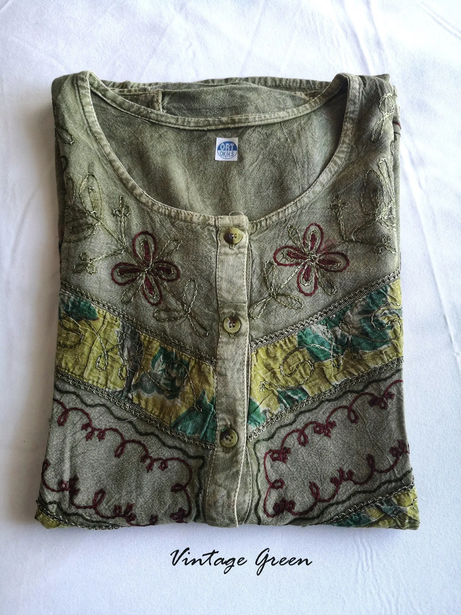 Bohemian Peasant Vintage Top For Her