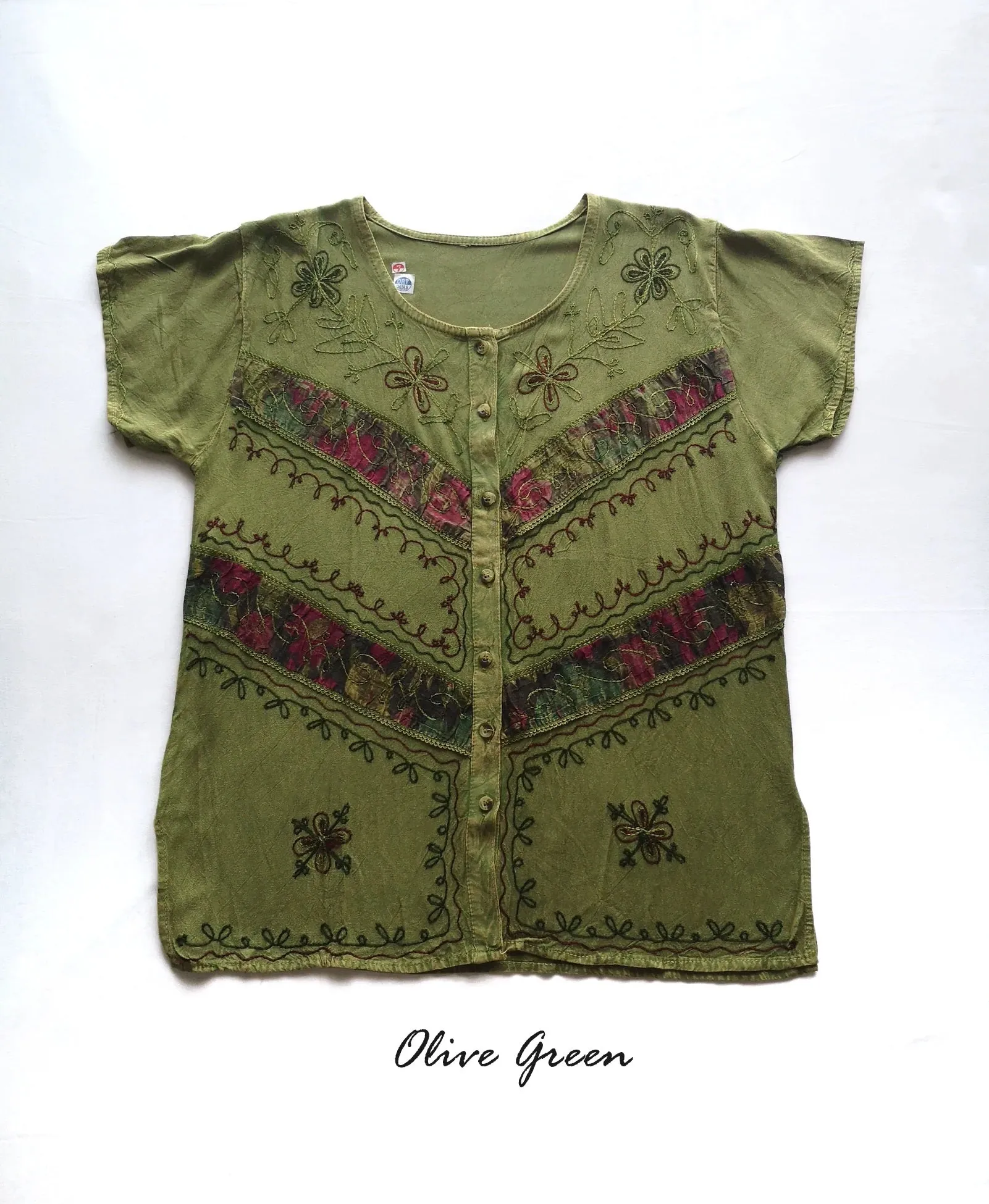 Bohemian Peasant Vintage Top For Her