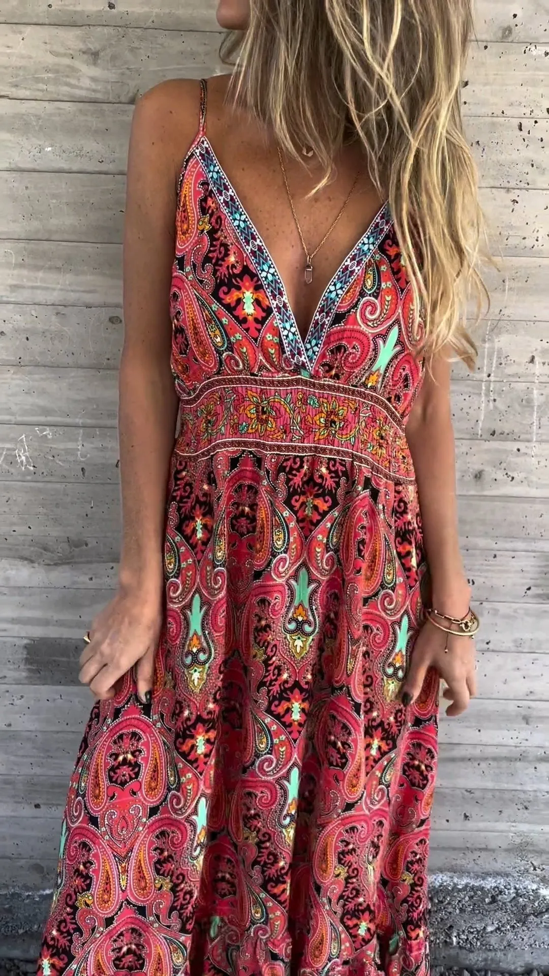 Bohemian Slip Dress