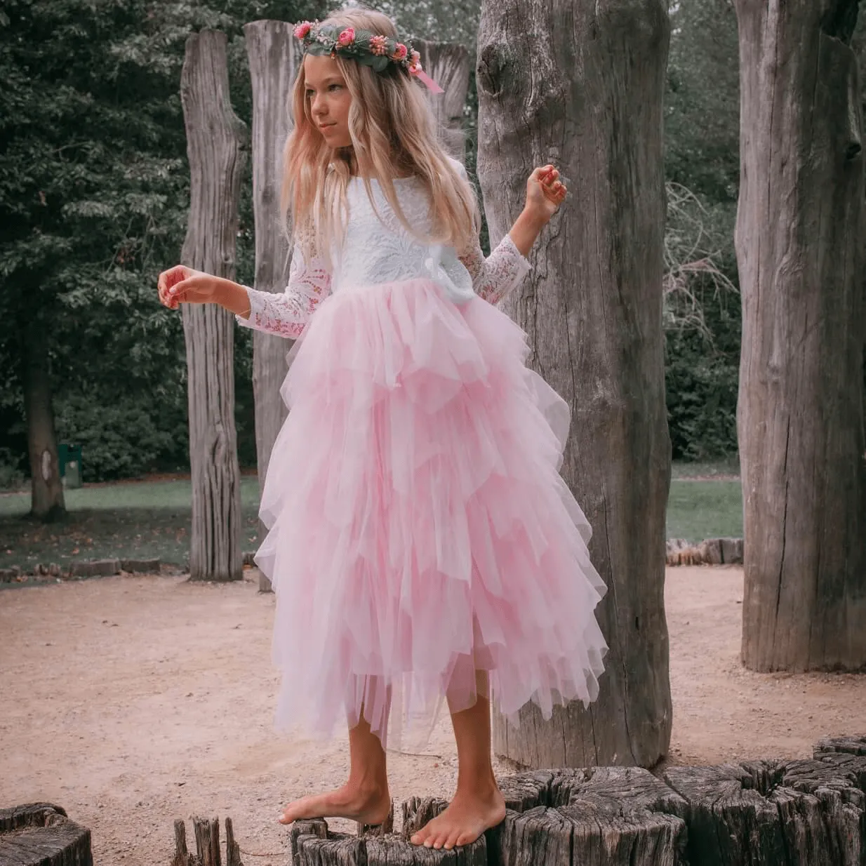 Bohemian Spirit Dress - Baby Pink