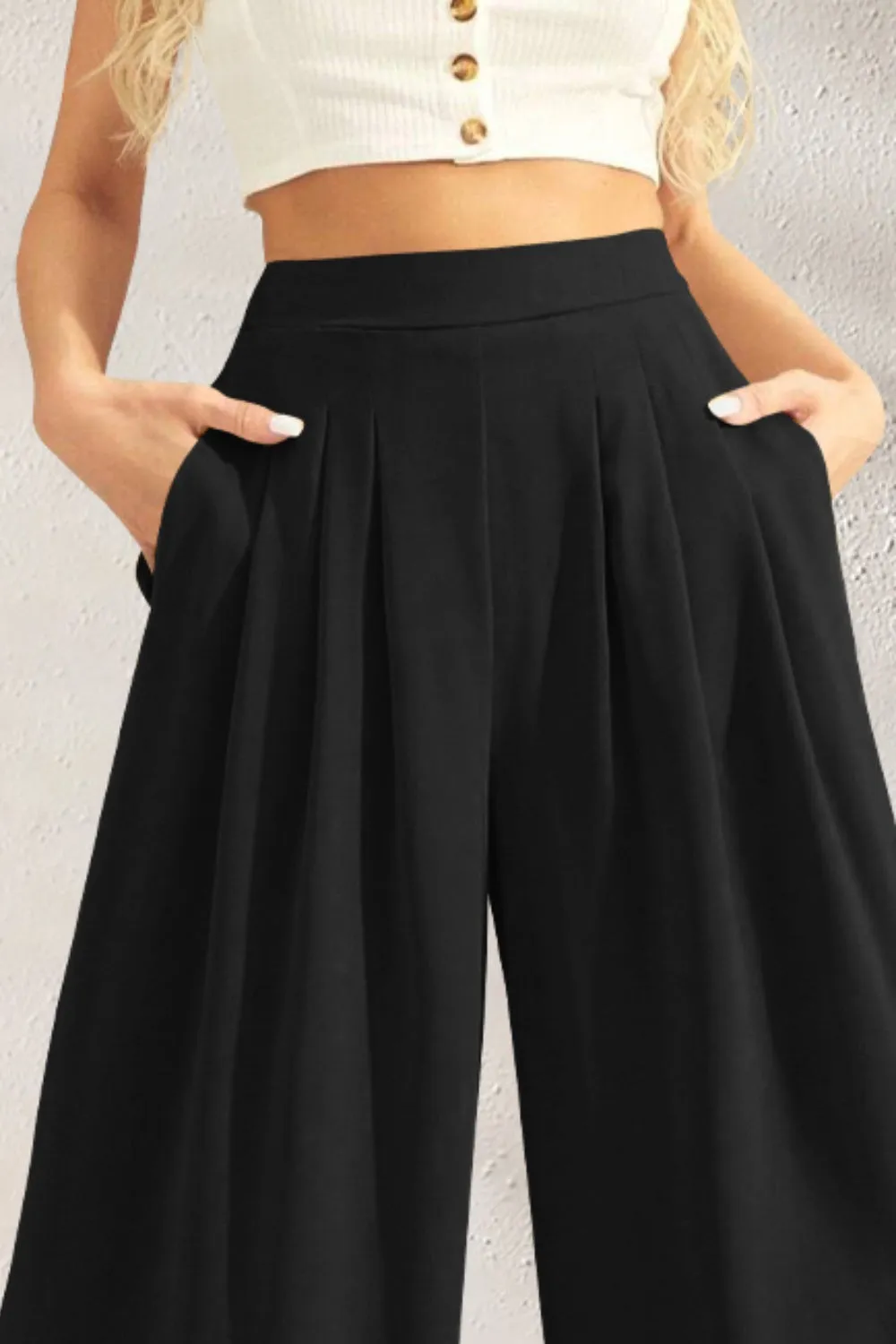 Boho High Waist Wide Leg Pants