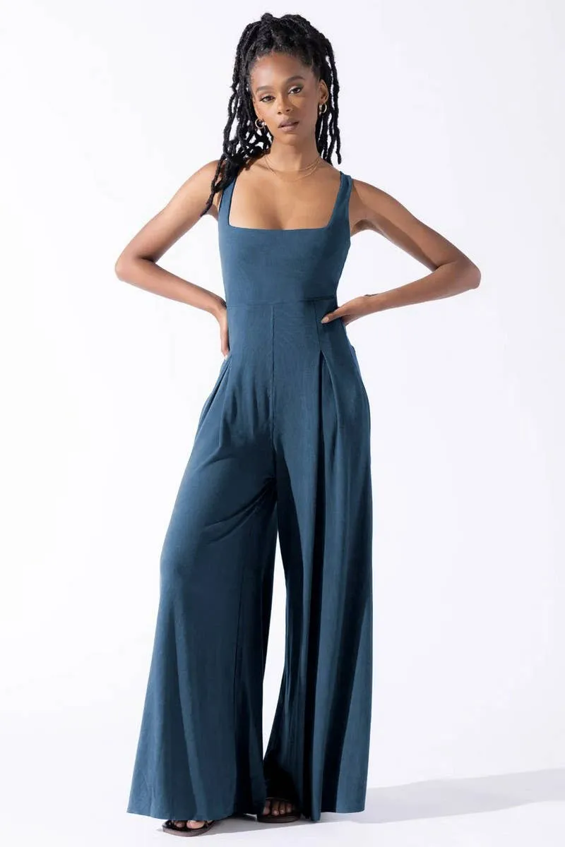 CASUAL LOOSE WIDE LEG JUMPSUITS FOR WOMEN_CWSJS0458