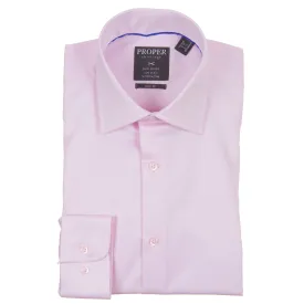 CHRISTOPHER LENA: Slim Fit Men's Dress Shirt- Pink