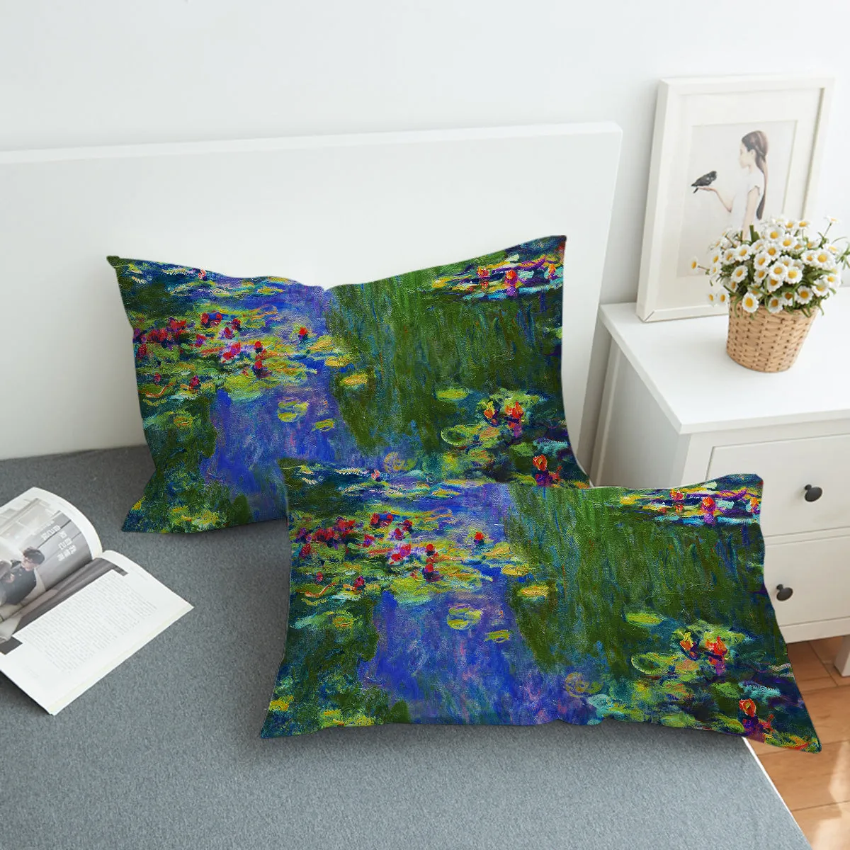 Claude Monet's Water Lilies Bedding Set