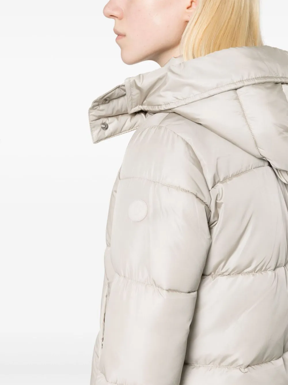 Colette quilted hooded coat