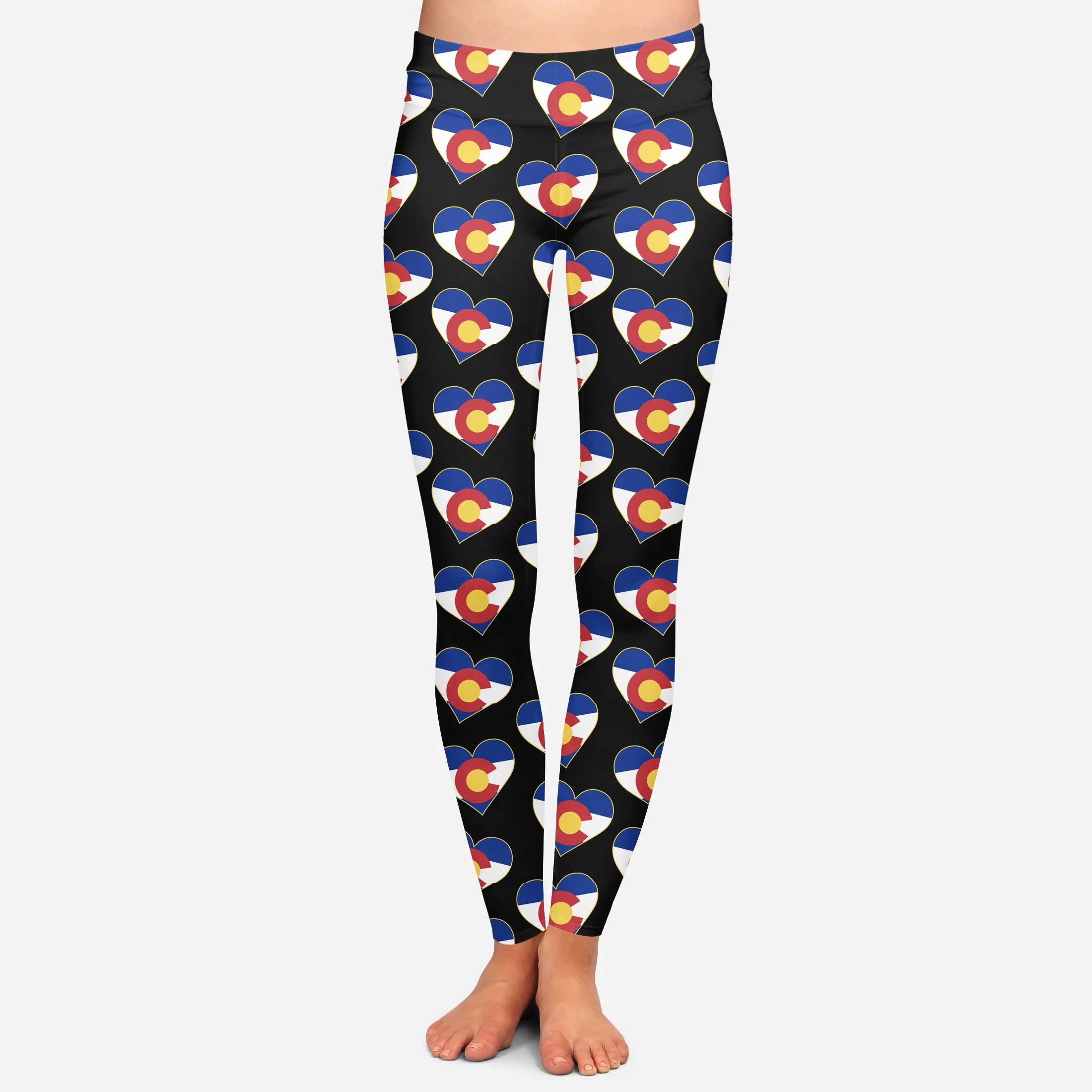 Colorado Love (Exclusive) - High-quality Handcrafted Vibrant Leggings