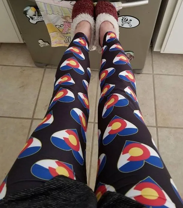 Colorado Love (Exclusive) - High-quality Handcrafted Vibrant Leggings