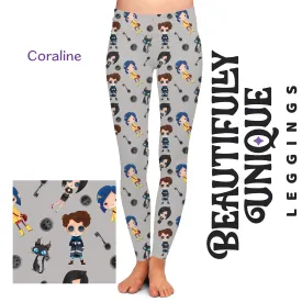 Coraline - High-quality Handcrafted Vibrant Leggings