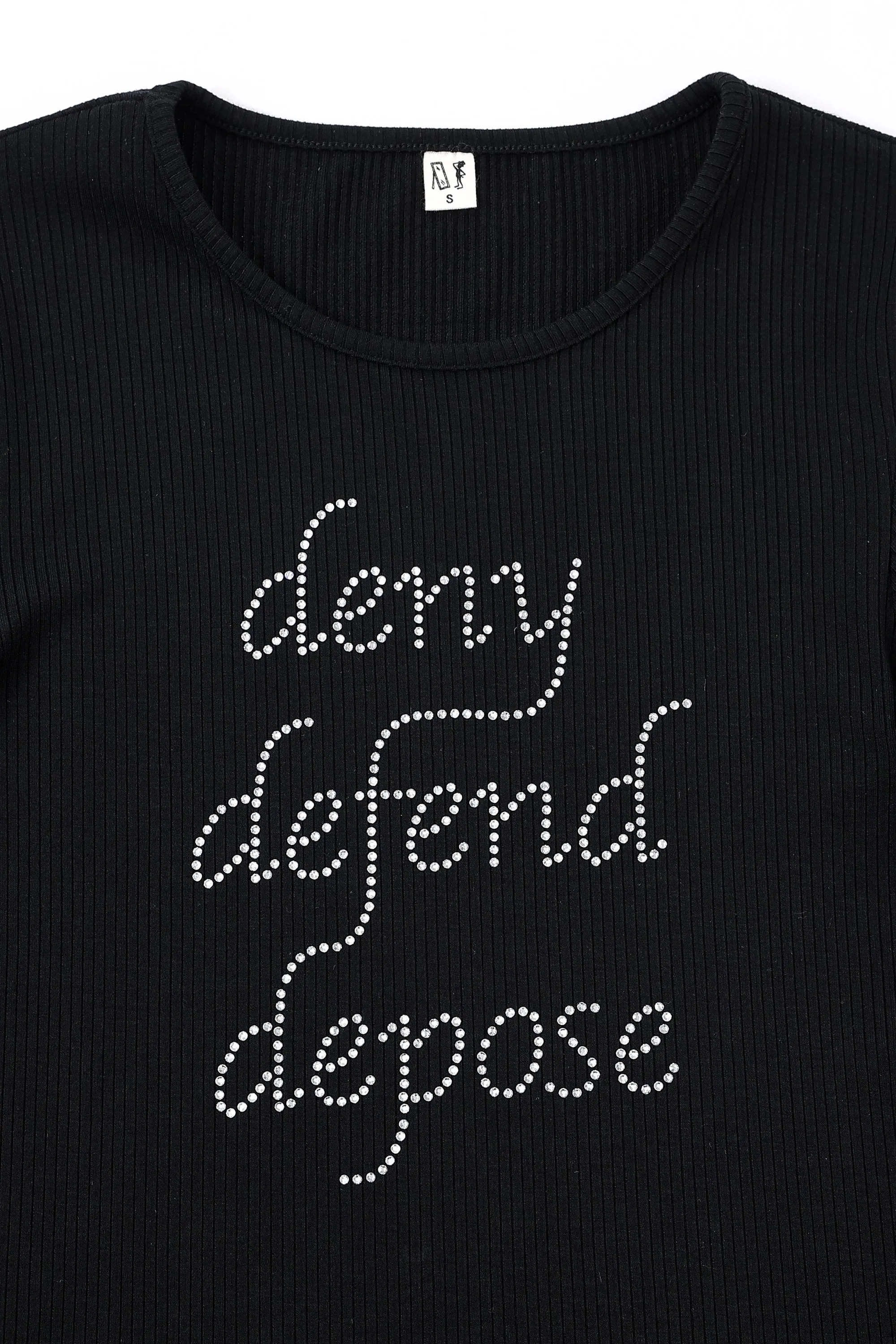 DENY DEFEND DEPOSE Tencel Rib Long Sleeve Tee