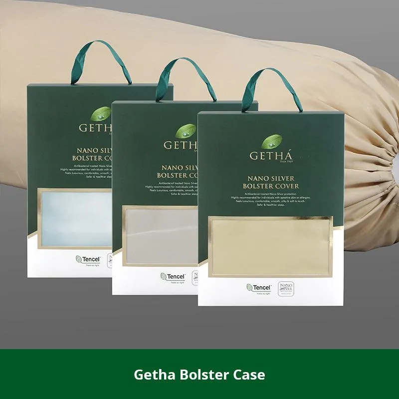 Getha Bolster Case - TENCEL™ Nano Silver Fabric