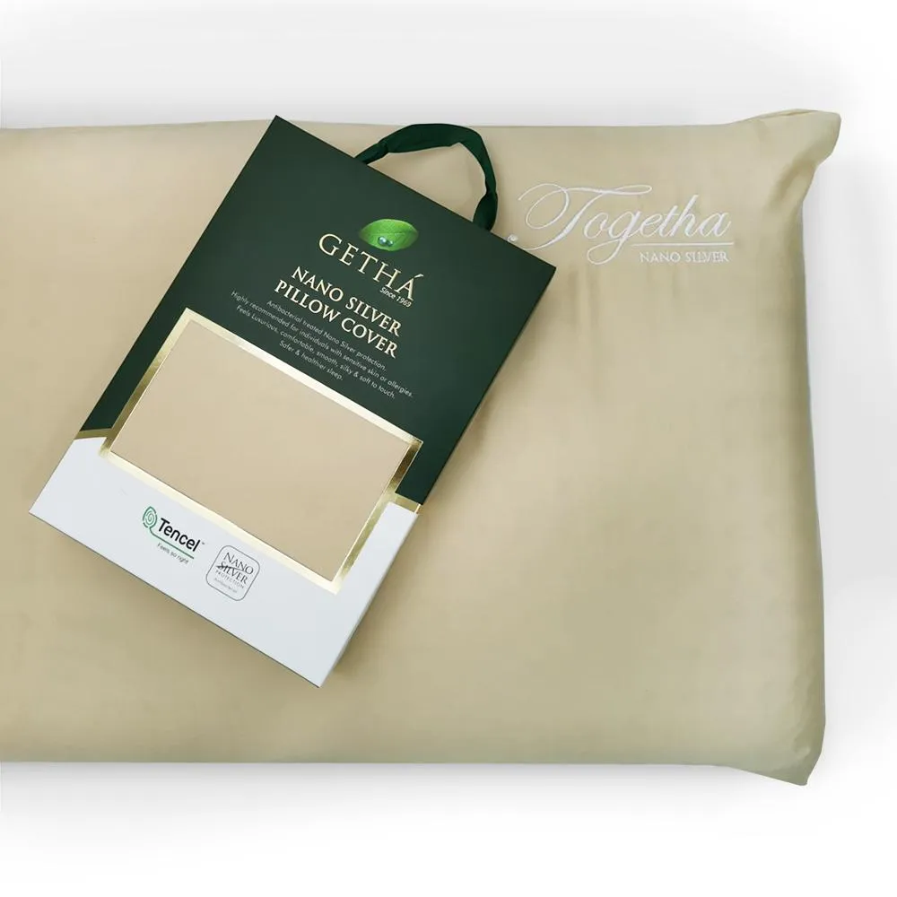 Getha Firm Latex Pillow Case - TENCEL™ Nano Silver Fabric (L) (2 Pcs)