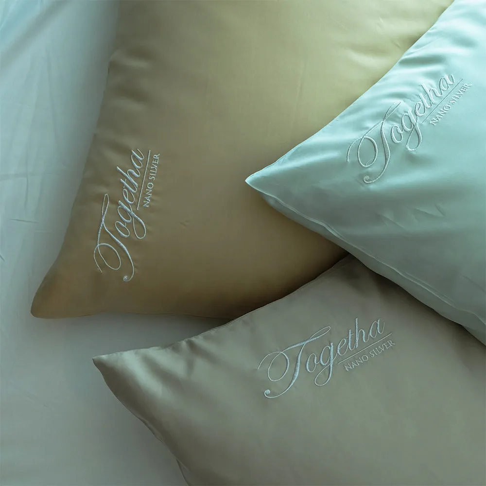 Getha Firm Latex Pillow Case - TENCEL™ Nano Silver Fabric (L) (2 Pcs)