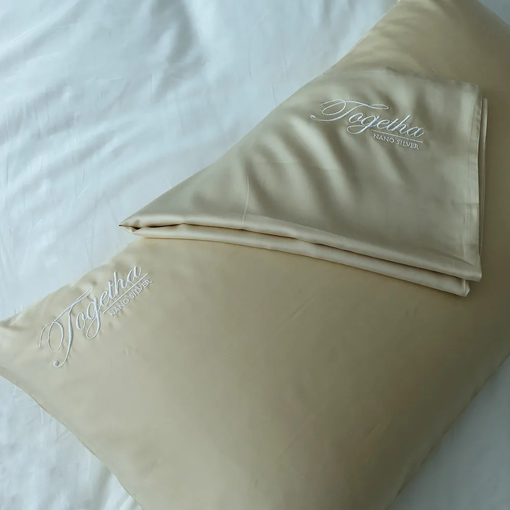 Getha Firm Latex Pillow Case - TENCEL™ Nano Silver Fabric (L) (2 Pcs)