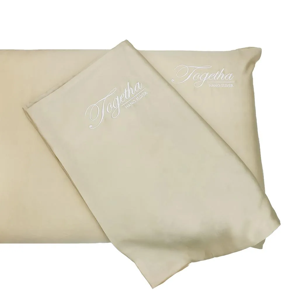 Getha Firm Latex Pillow Case - TENCEL™ Nano Silver Fabric (L) (2 Pcs)