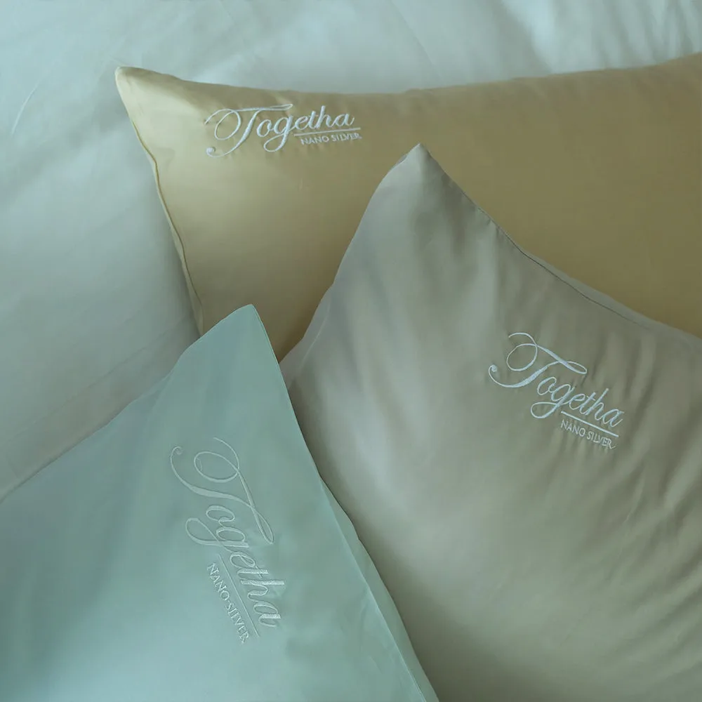 Getha Firm Latex Pillow Case - TENCEL™ Nano Silver Fabric (L) (2 Pcs)