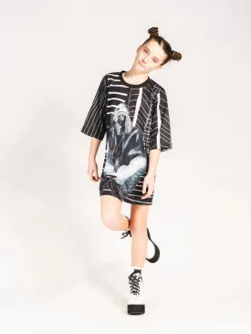 Hoj AW22 Illustrated Sketch T-Shirt Dress