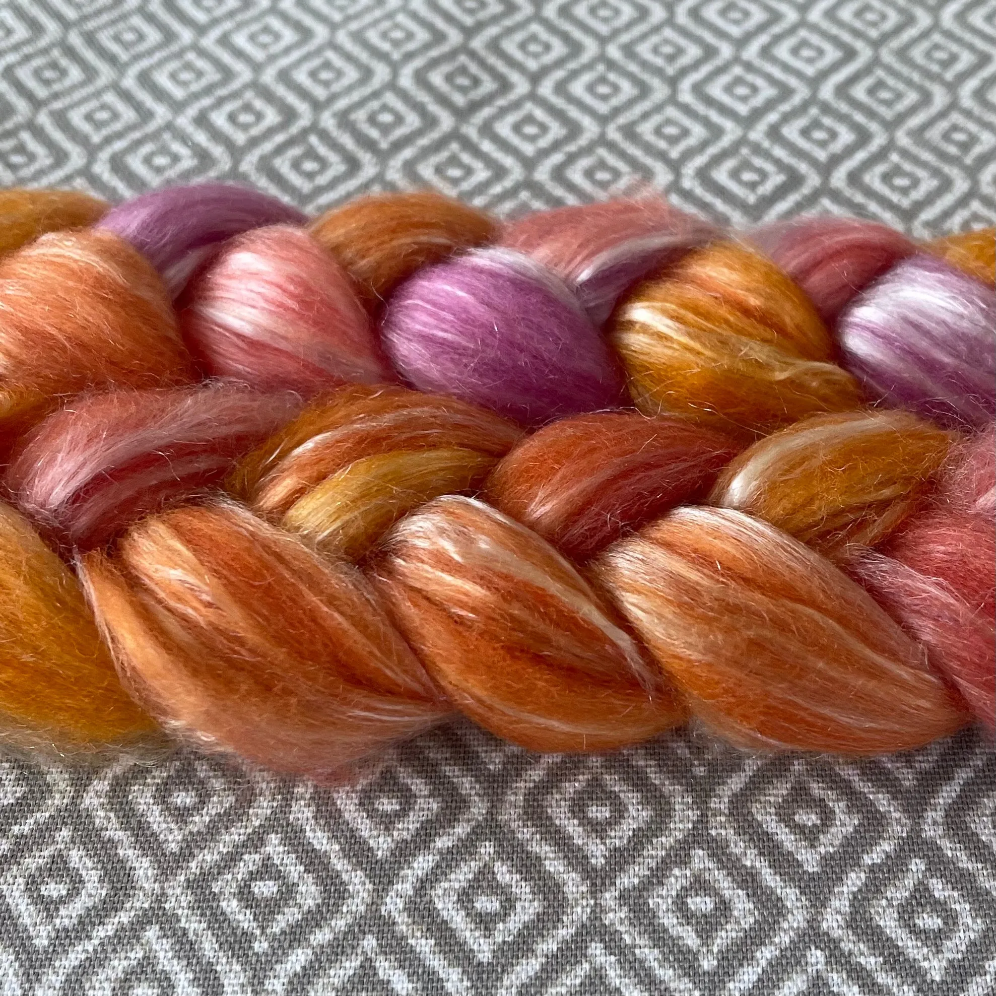 Merino Tencel Roving - Topaz