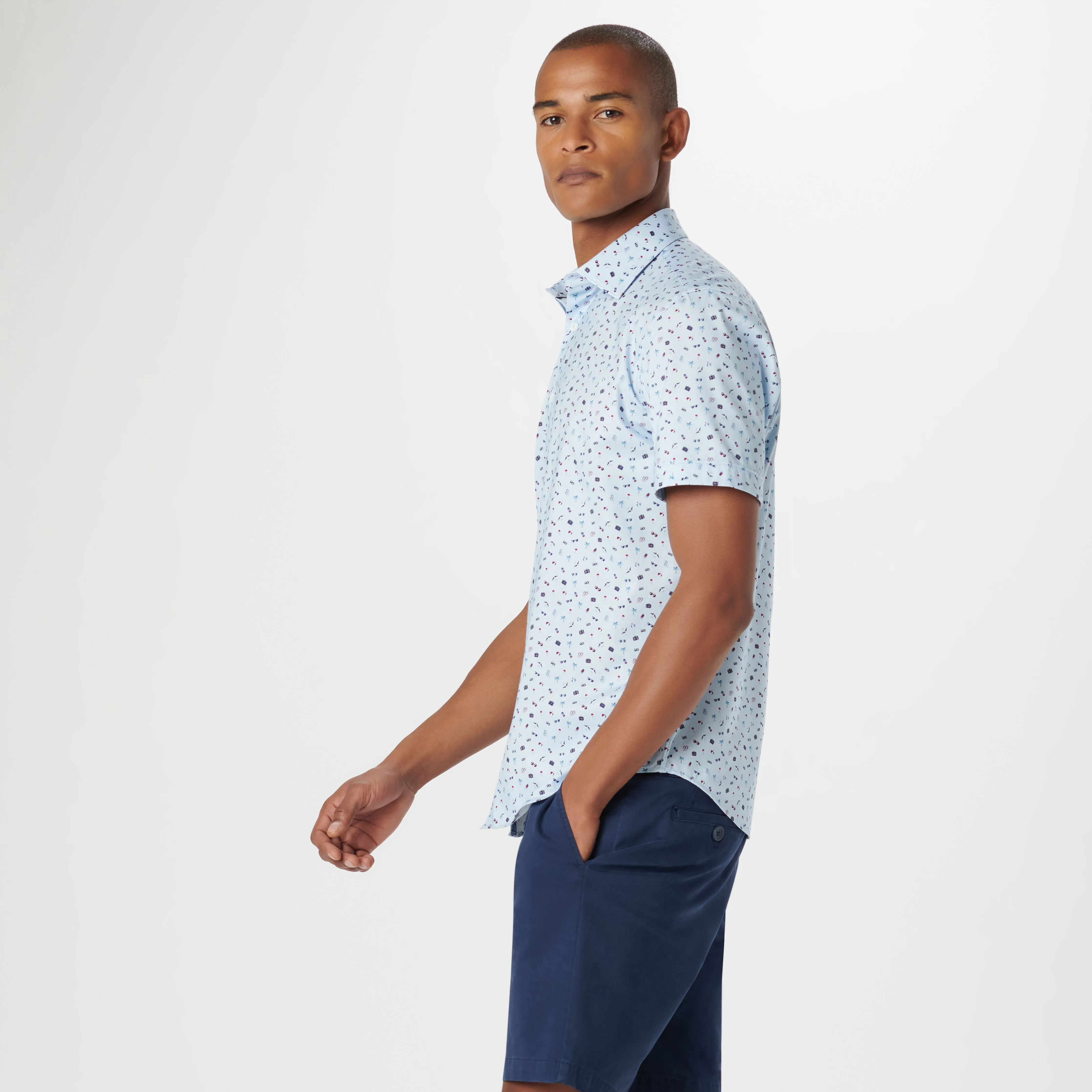 Miles Tropical OoohCotton Short Sleeve Shirt