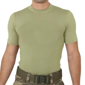 Nano Green Short Sleeve Sport Thermal Microfiber T-shirt