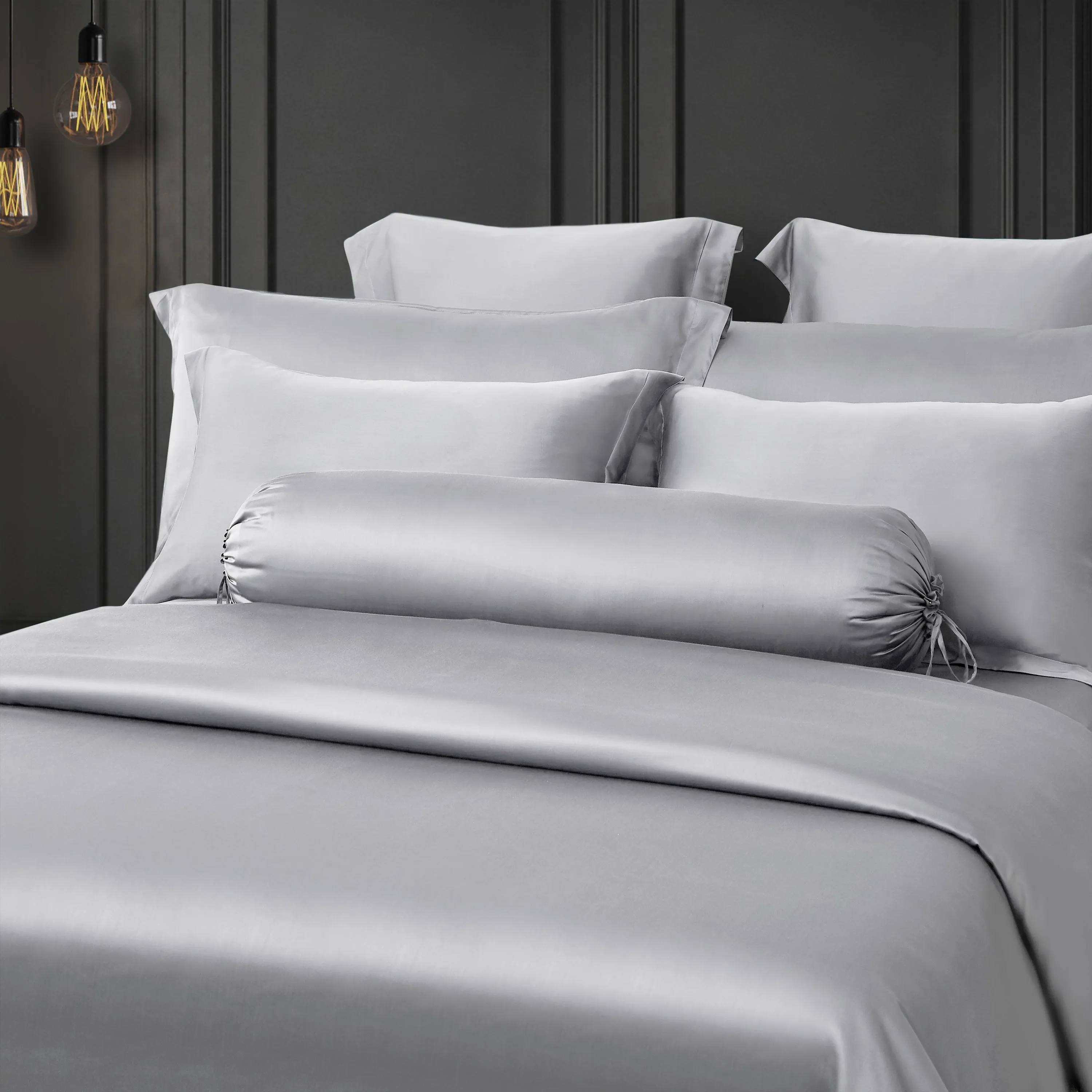 Palais Suite TENCEL™ LF Silvery Grey Euro Sham