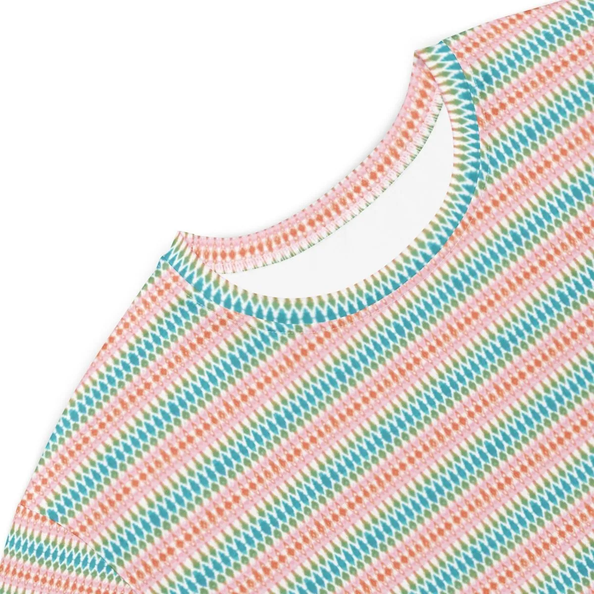 Pastel Waves T-Shirt Dress