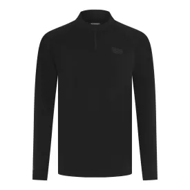 Pressio Perform Thermal Qtr Zip (Mens) - Black