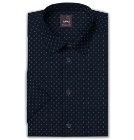 Pure Cotton - Short Sleeve - Navy Knot