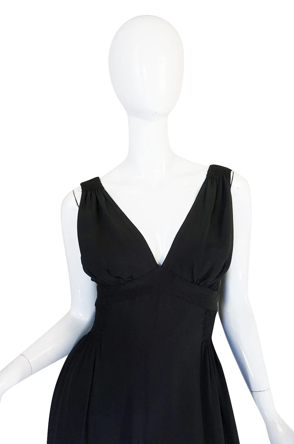 Rare 1960s Ossie Clark Attr. Quorum Black Jumpsuit