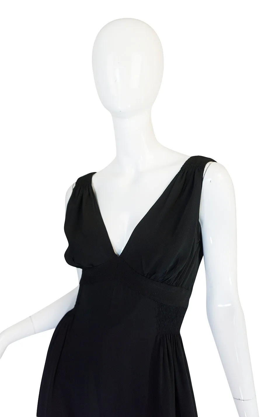 Rare 1960s Ossie Clark Attr. Quorum Black Jumpsuit