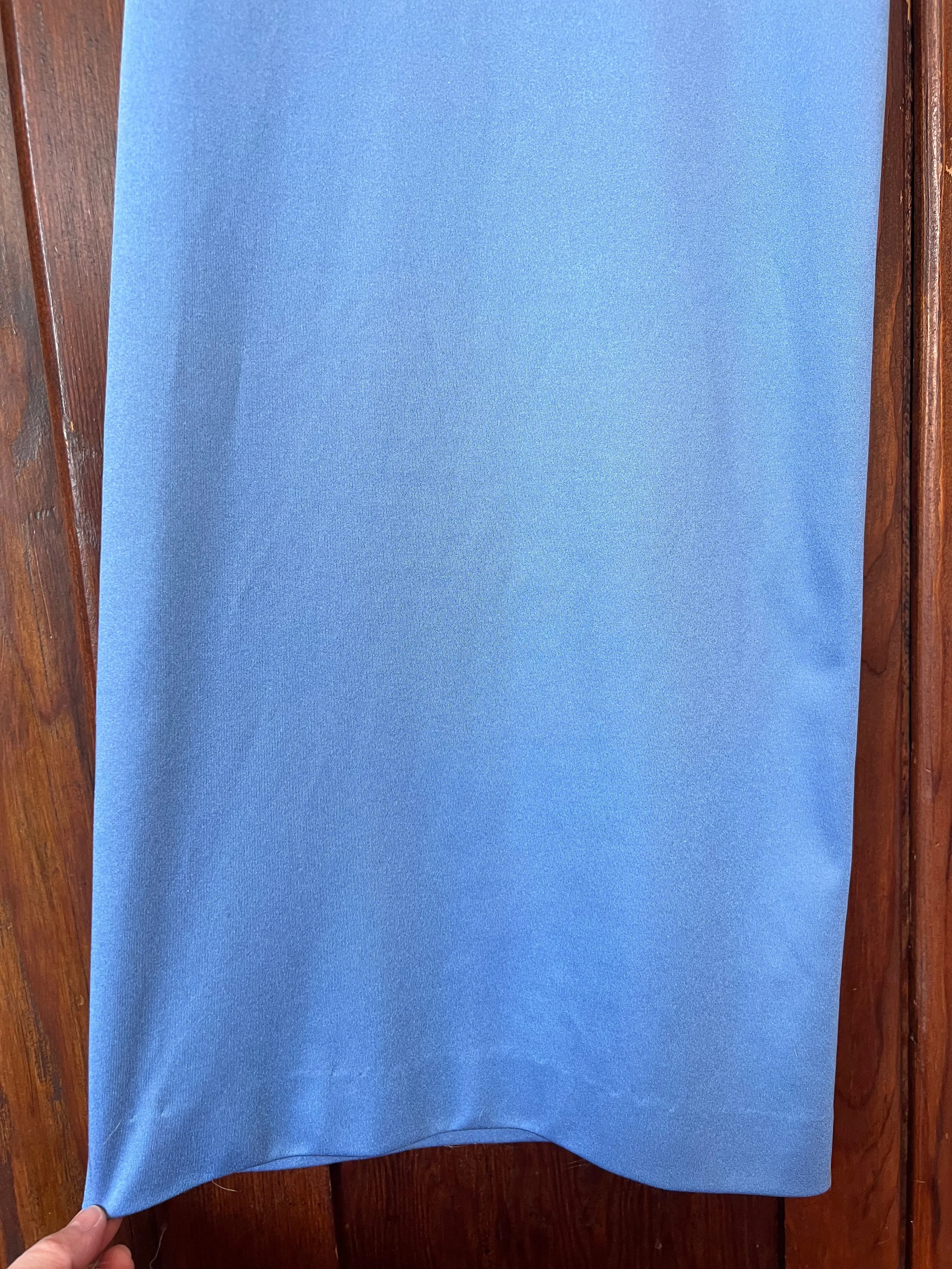 RARE Vintage 70's Powder Blue Tunic & Pant Set (Medium)