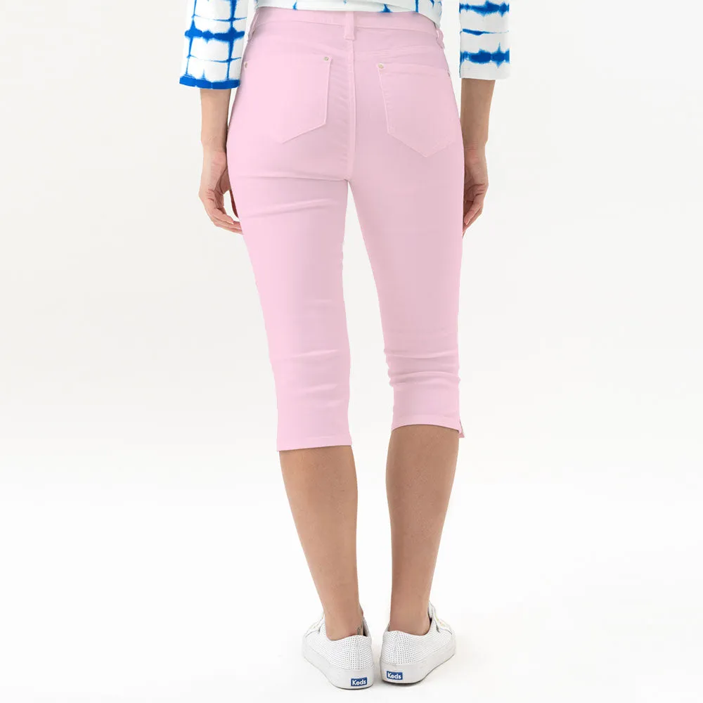 Renuar Lux Tencel Crop Pants - Petal FINAL SALE