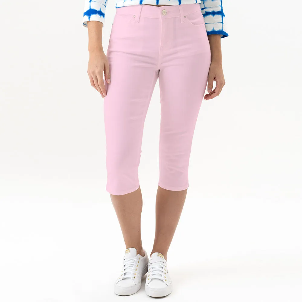 Renuar Lux Tencel Crop Pants - Petal FINAL SALE