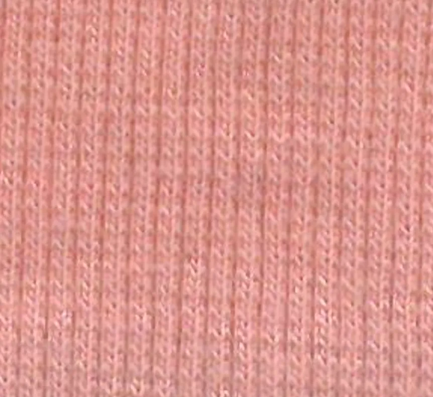 Rose Glow - Tencel Organic Cotton 2X2 Rib - 1/2 metre