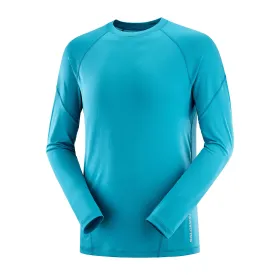 Salomon | Men's Cross Run Long Sleeve T-Shirt - Tahitian Tide