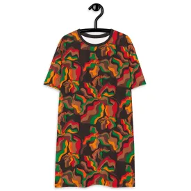 SASSY IRIS retro - T-shirt dress