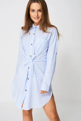 Shirt Dress In Stripes Ex-Branded