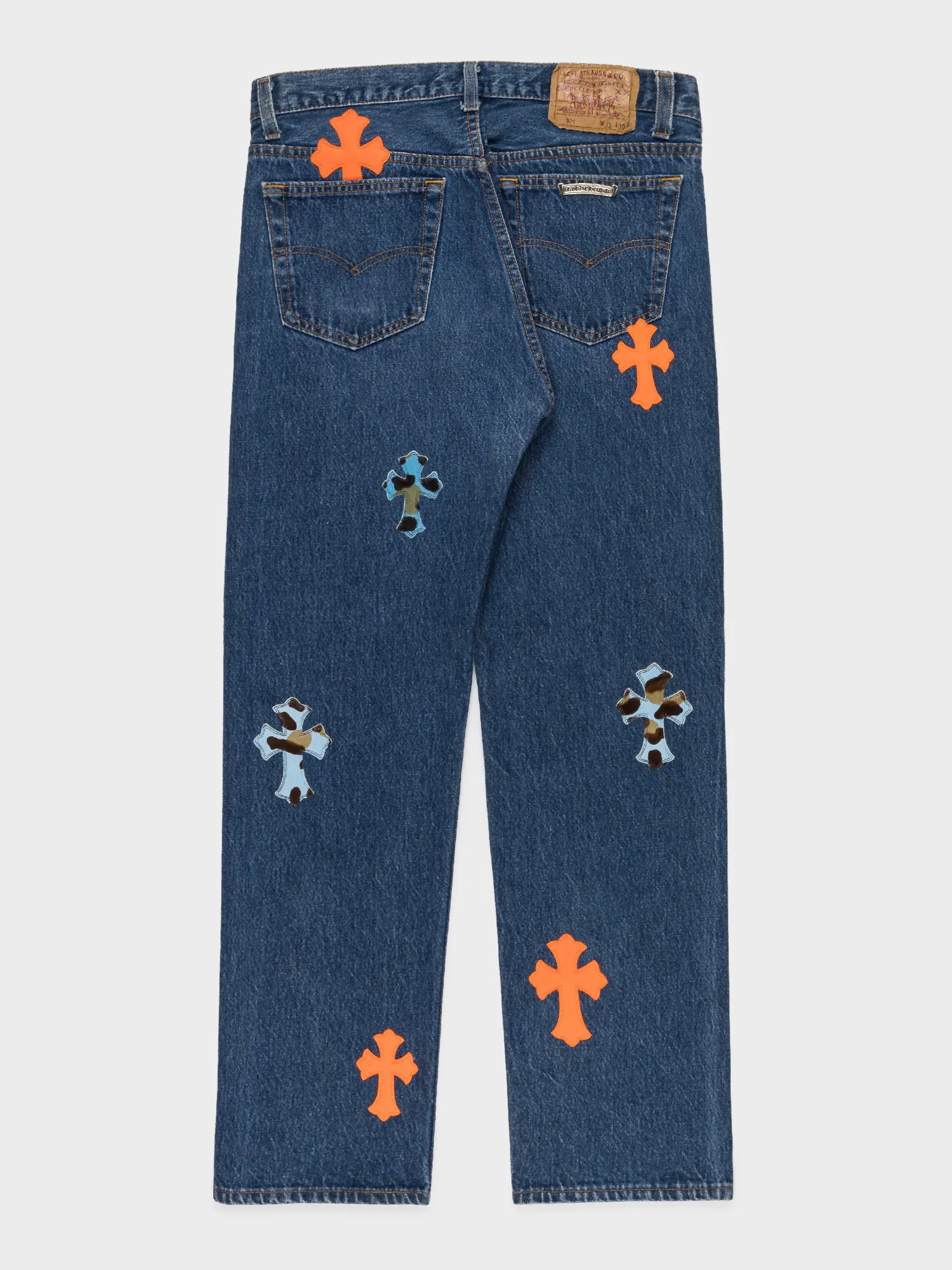 St Barths Exclusive Patched Jeans