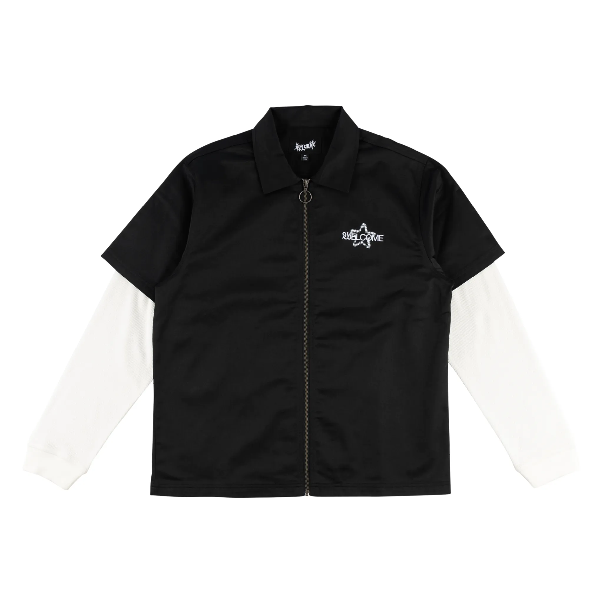 Supernatural Twill Work Shirt w/ Layered Thermal Sleeves