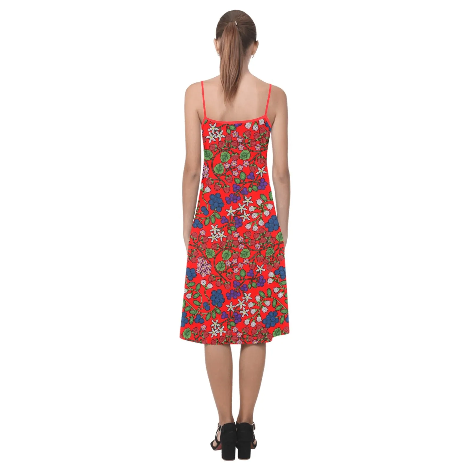 Takwakin Harvest Fire Alcestis Slip Dress